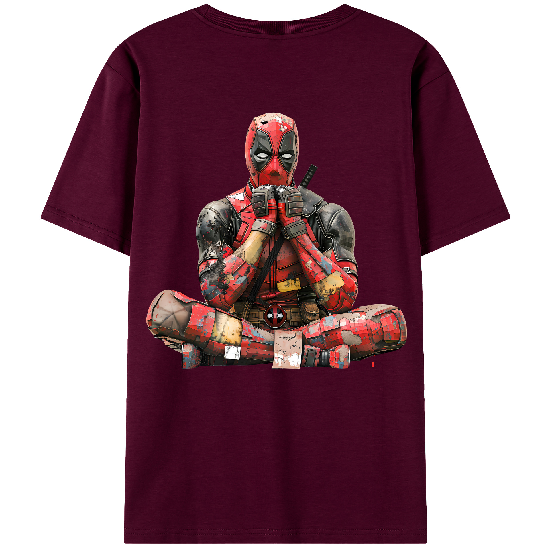（画像用） Deadpool デッドプール レディース半袖Tシャツ(バックプリント)